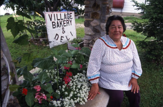 Cecilia Kaienes Mitchell, traditional herbalist and medicine woman, Akwesasne, NY.