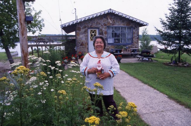 Cecilia Kaienes Mitchell, traditional herbalist and medicine woman, Akwesasne, NY.