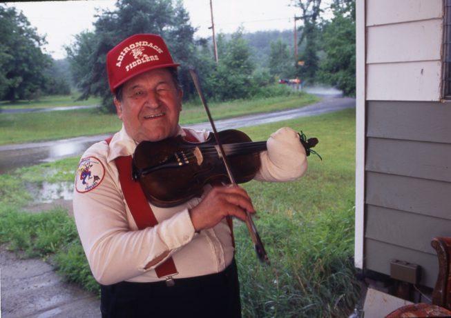 Country music pioneer Clarence Richards, 1996.