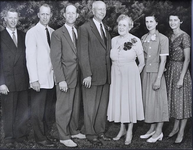 Forrence family photo. Photographer unknown.