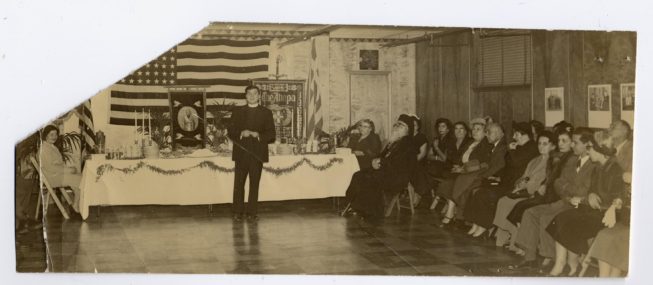 The 1951 dedication of the St. Vasilios Greek Orthodox Church. 1951, photographer unknown.