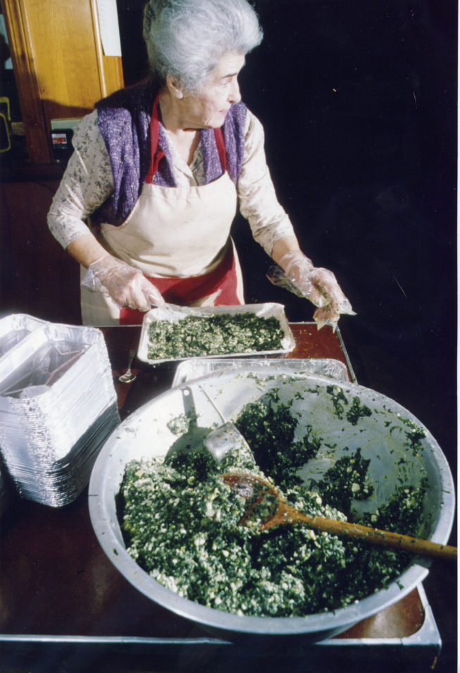 Greek cook Cristina Mesires.