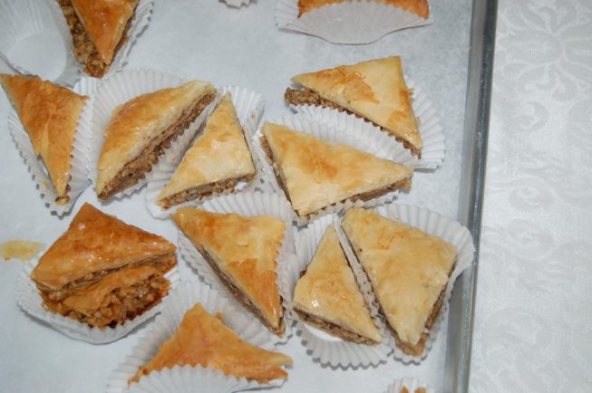 Baklava made for the Pastry Sale.
