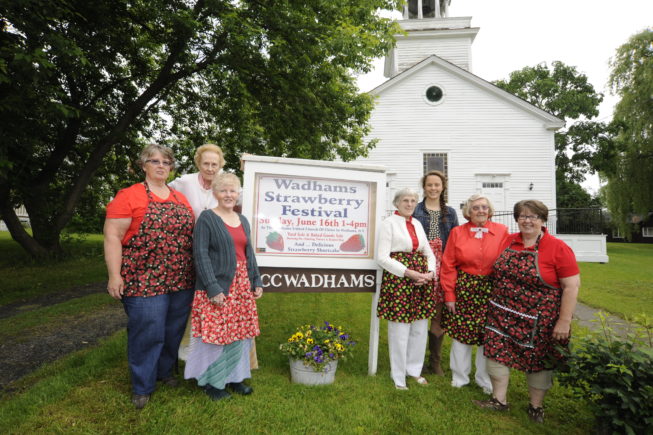 The ladies of Wadham-Mills have been hosting the Strawberry festival since 1893. It is a long standing tradition, 2013.