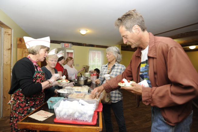 Community members at the Wadham Strawberry Festival, 2013.