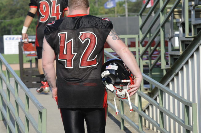 A lot of the players on the Red and Black are local residents, 2012.