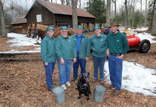 The Haskell Yancey Jr. Family, traditional maple producers, Croghan, NY, 2010.