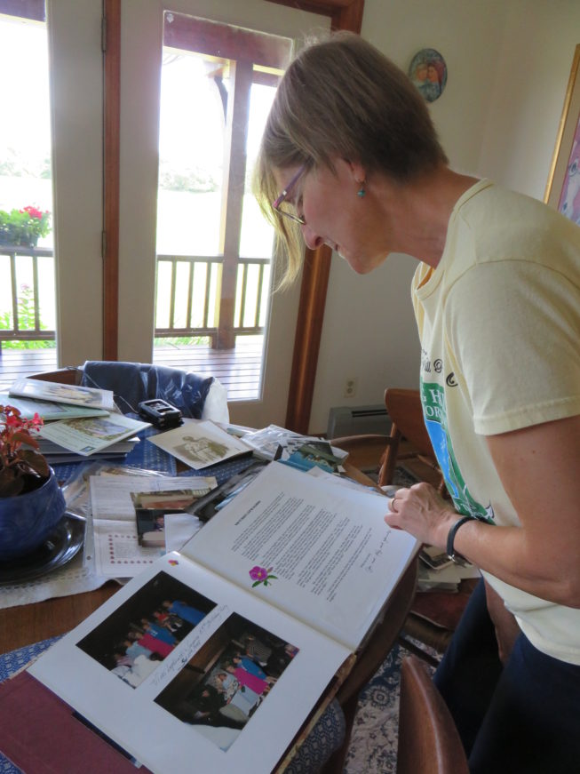 Loretta’s commitment to documenting and sharing her community’s experience starts with her own extensive collection of photos and stories. Photo by Camilla Ammirati, 2017. 