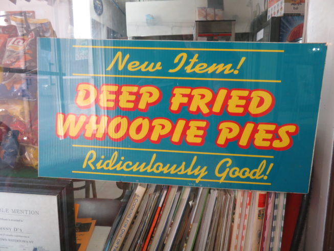 Whoopie pies are among the tasty favorites from Johnny D's, a neighborhood restaurant in the Paddock Arcade. Photo by Camilla Ammirati, 2017.