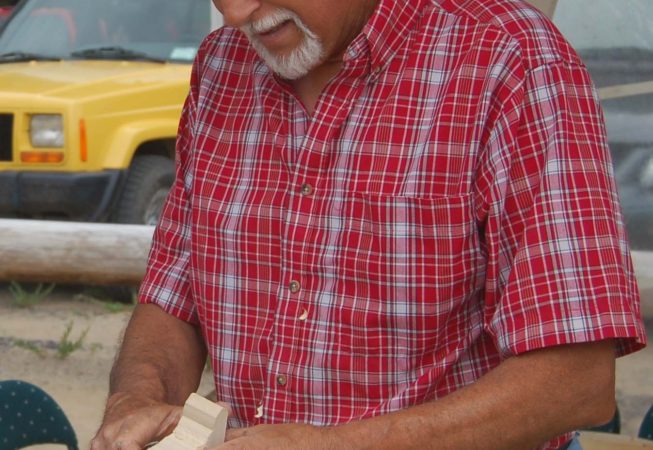 Ron Riley, woodcarver and teacher.